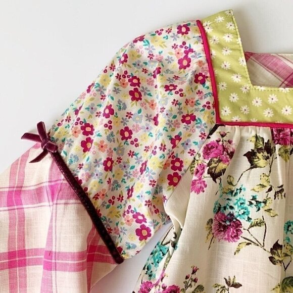 NWT Matilda Jane Girl Art School Mixed-Print Peasant Top 2T 8 years 10 years - Picture 6 of 12